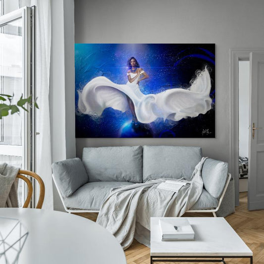 Zeta Royal•Div9ine Canvas Print
