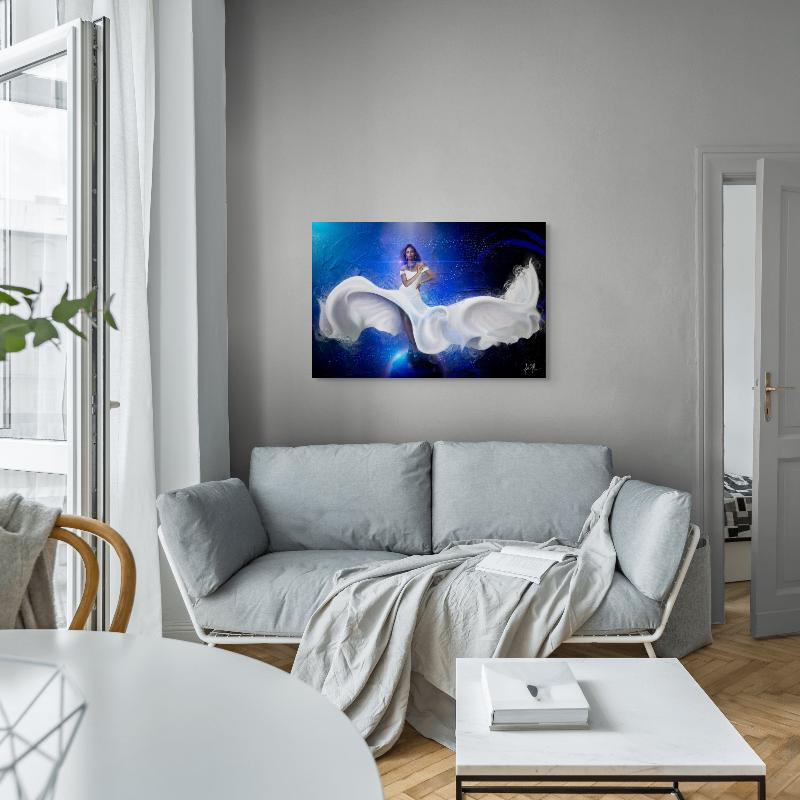 Zeta Royal•Div9ine Canvas Print