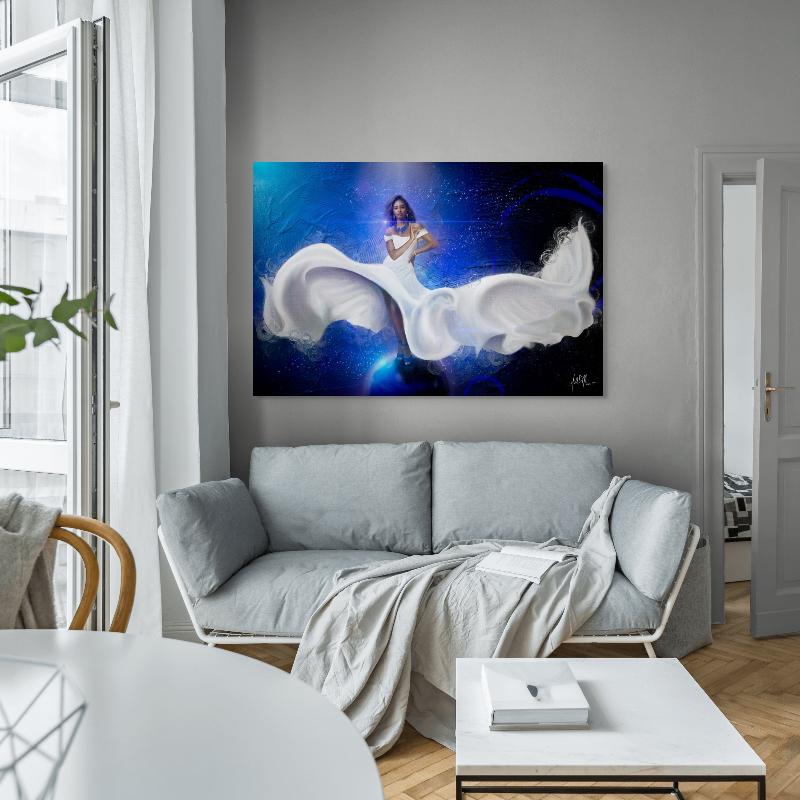 Zeta Royal•Div9ine Canvas Print